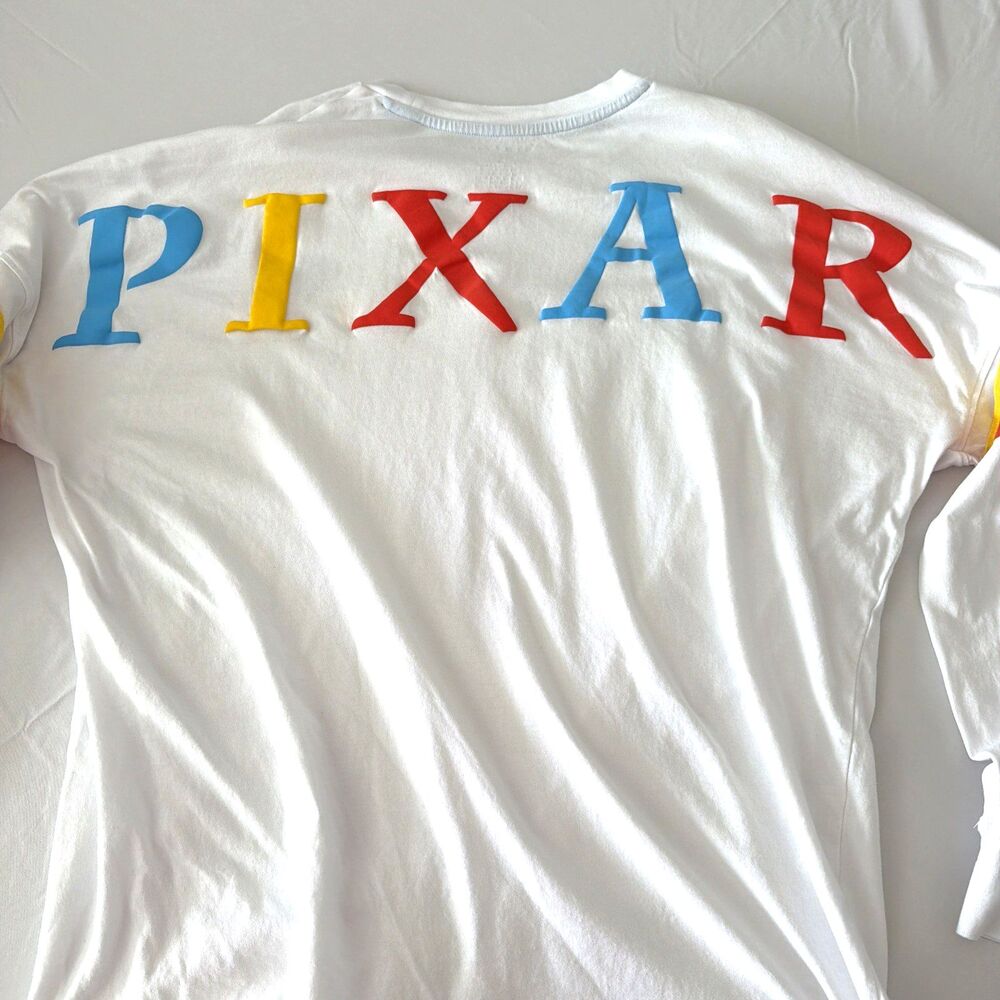 Disney Pixar Sz XL Hype Jersey White BoxLunch Exclusive Luxo Jr Lamp Ball Fandom - Picture 11 of 11
